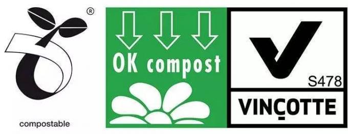 CTP-Druck-Kompostierbare Verpackungsbeutel Kraftpapier / PLA-Standbeutel 4