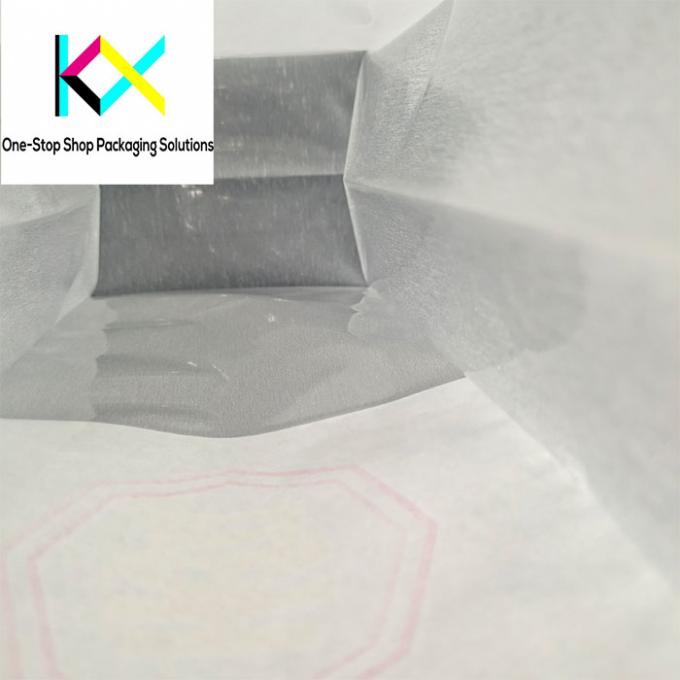 Anpassungsfähige weiße Papierverpackungstüte mit Zeichnungsfilmen für Bäckereien 2