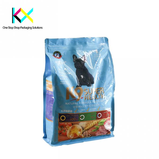 Flexible Überprüfung und Überarbeitung mit flacher Untertasche für Verpackungsbeutel für Tiernahrung 1