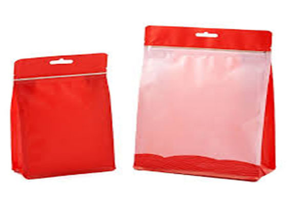 Transparent Stand Up Mylar Ziplock Bags , Aluminum Foil Ziplock Bags Packaging