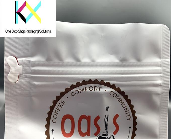 Custom Design gedruckt China Hersteller OEM Top Reißverschluss Plastik-Lebensmittelverpackungstüte Stehen Sie auf Tasche Reißverschluss Kaffeetasche 1
